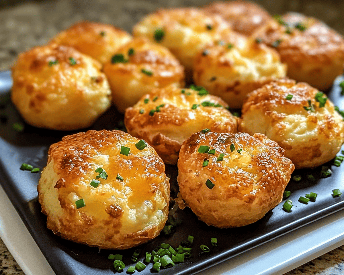 Cheesy Mashed Potato Puffs