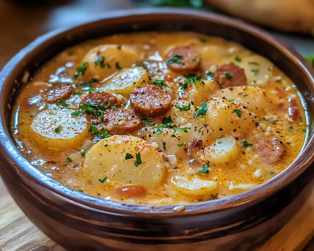 Cajun Potato Soup with Sausage – Easy Hearty Dinner Recipe