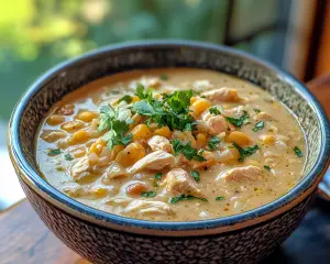 Creamy White Chicken Chili Recipe – Easy Crockpot Dinner