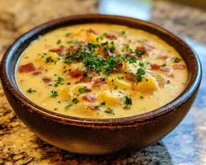 Crockpot Loaded Baked Potato Soup Recipe – Easy Comfort Food for Dinner