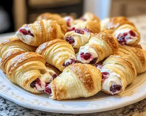 Cranberry Cream Cheese Crescent Bites – Easy 5-Ingredient Holiday Treat
