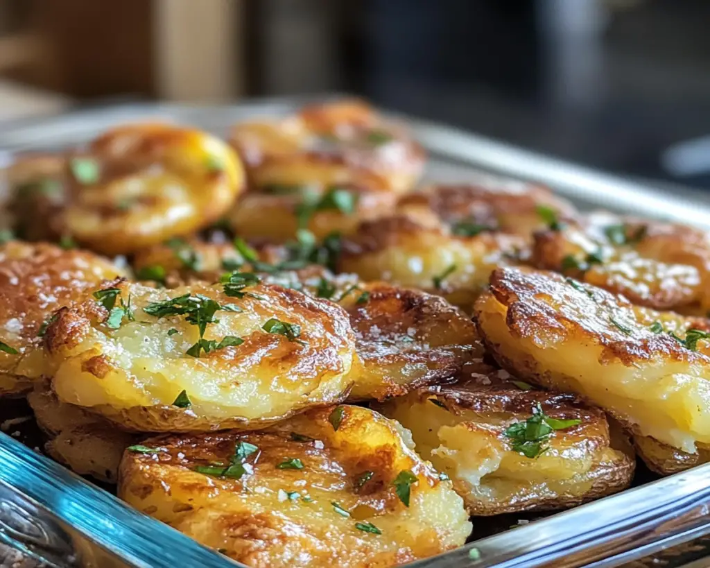 Irresistible Crispy Smashed Potatoes Recipe You Must Try