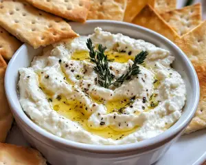 Creamy Whipped Feta Honey Dip – Best Easy Party Appetizer