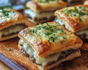 French Dip Squares Easy Recipe – Best Party Appetizer for a Crowd