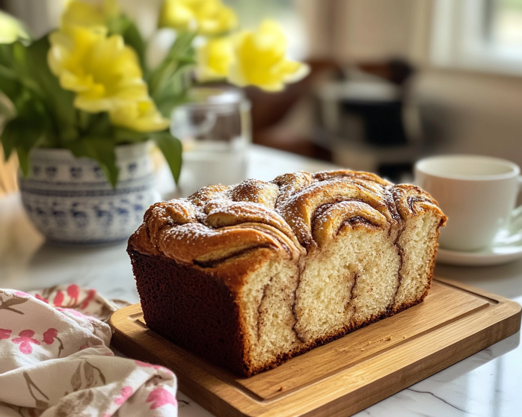 Homemade Cinnamon Swirl Banana Bread – Perfect for Brunch!