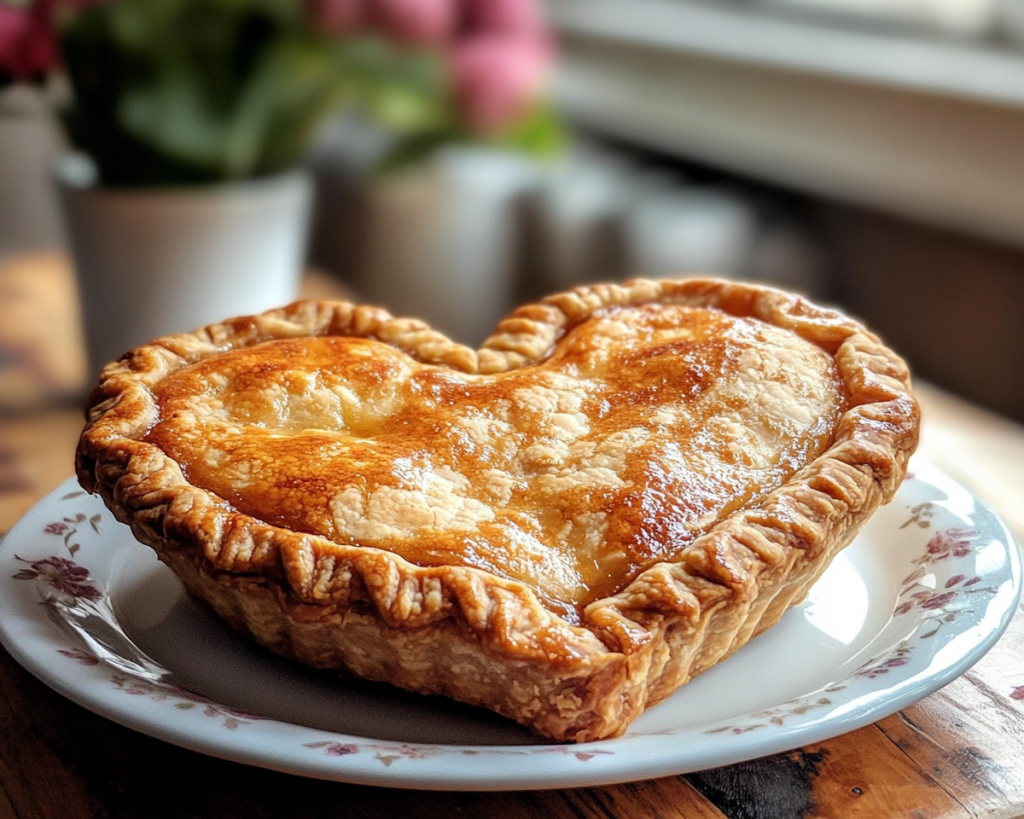 Heart Shaped Apple Pie Recipe Easy Valentines Day Dessert Idea