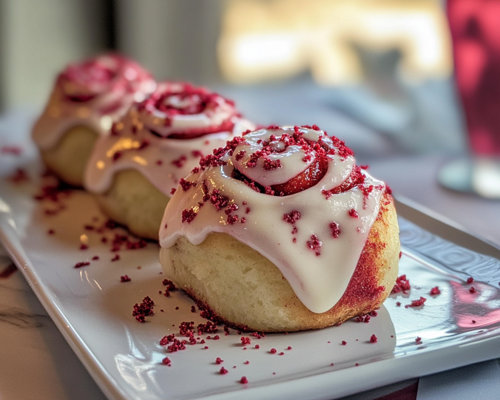 Red Velvet Cinnamon Rolls Recipe Easy Valentine’s Day Brunch Treat