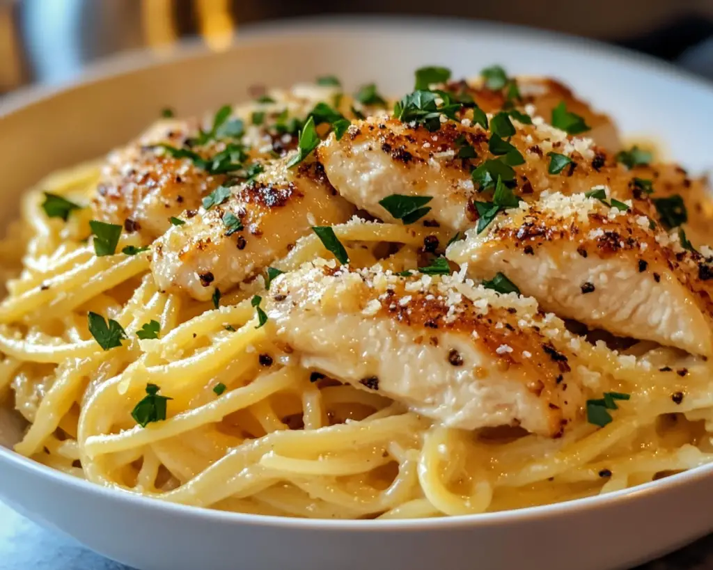 Creamy Garlic Parmesan Chicken Pasta – Best Easy Dinner Recipe