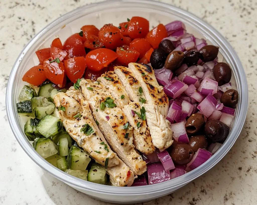 Greek Chicken Bowls: Easy Clean Eating Meal Prep