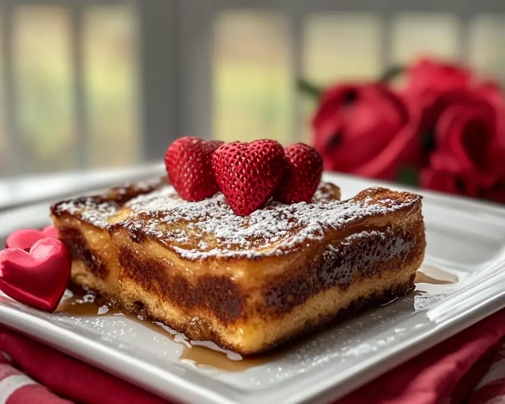 Valentine’s Day French Toast Bake