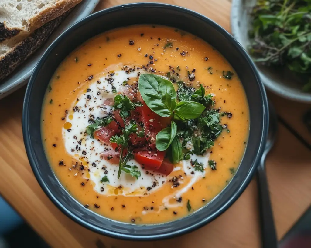 Winter soup (e.g., veggie or creamy seasonal soups)