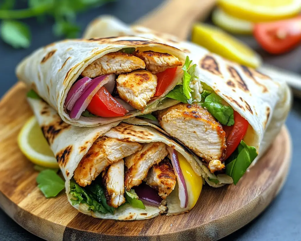 Shawarma Chicken Wraps – Easy Homemade Dinner in 30 Minutes