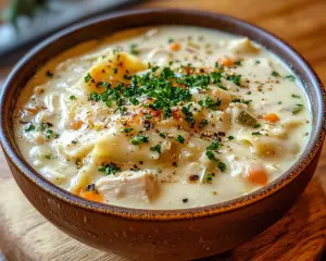 Creamy White Chicken Lasagna Soup – Easy One Pot Comfort Recipe