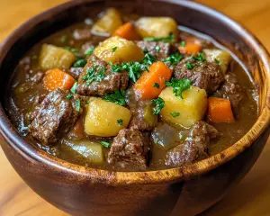 Cozy Slow Cooker Beef Stew Recipe – Easy & Hearty Dinner
