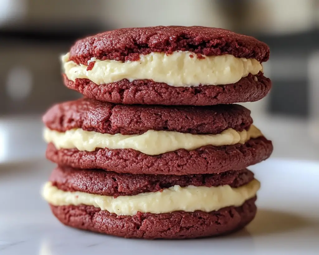 Cheesecake Stuffed Red Velvet Cookies – Easy Creamy Surprise Recipe