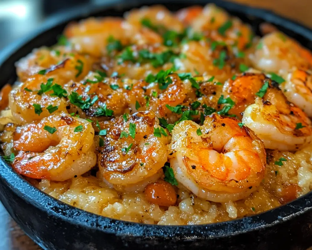 Garlic Shrimp Mofongo
