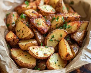 Crispy Oven Roasted Potatoes Better Than Fried