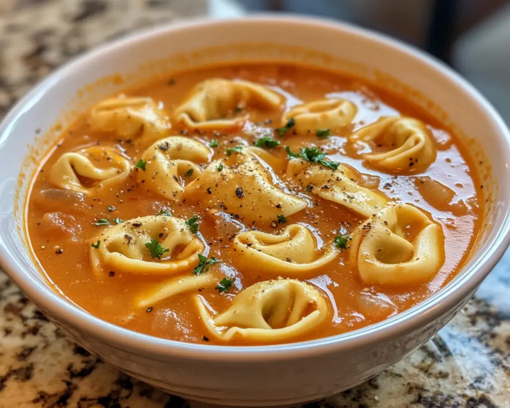 Creamy Tomato Tortellini Soup – Easy One-Pot Dinner Recipe