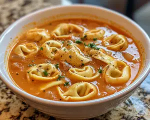 Creamy Tomato Tortellini Soup – Easy One-Pot Dinner Recipe