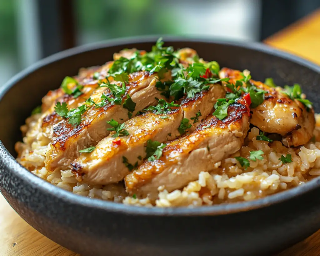 Make Comfort Food With Smothered Chicken And Rice