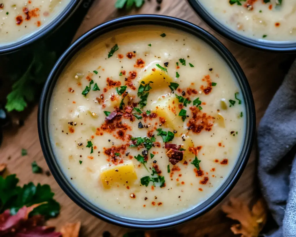 Creamy Baked Potato Soup Recipe – Easy Cozy Fall Favorite