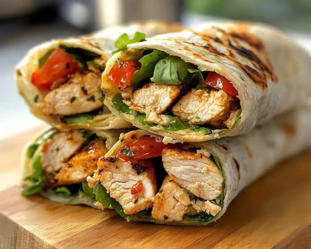 Garlic Chicken Wraps Recipe: Easy 20-Minute Family Dinner Idea