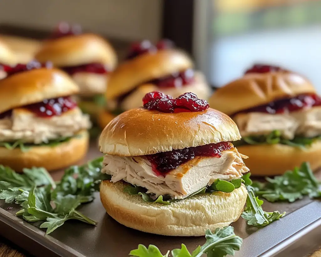 Turkey Cranberry Sliders Recipe – Easy Thanksgiving Leftovers Meal