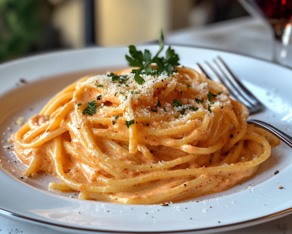 Creamy Pink Vodka Sauce Pasta Recipe for a Romantic Valentine’s Dinner