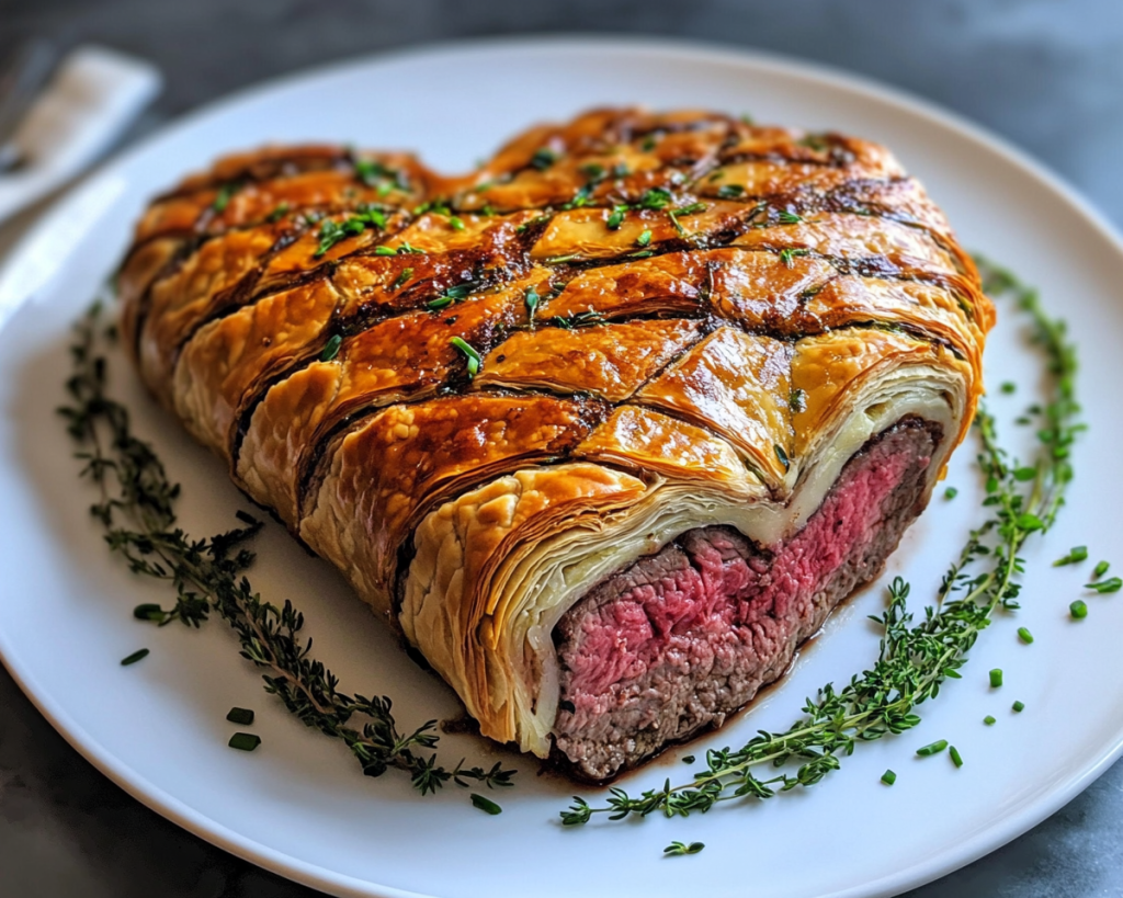 Heart Shaped Beef Wellington Recipe : Easy Valentine’s Dinner for Two