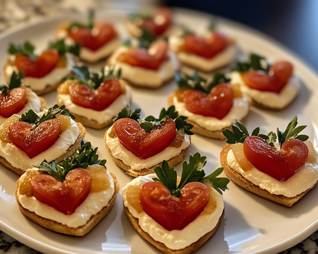 Heart-Shaped Valentine’s Appetizers