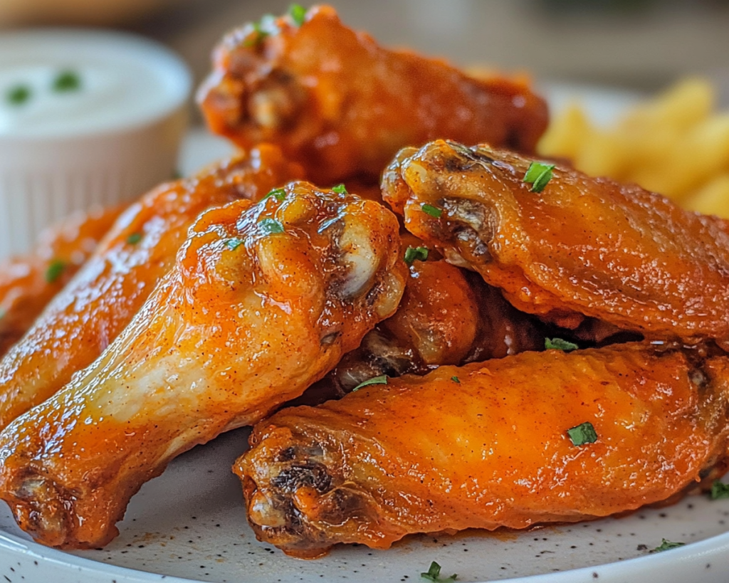 Oven-Baked Buffalo Wings Extra Crispy
