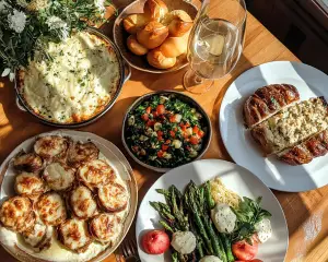 Comfort Food Galentine’s Dinner Menu