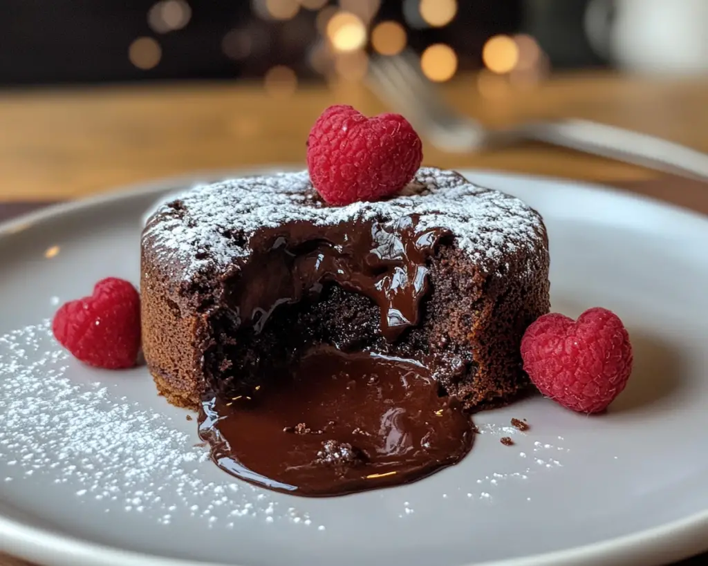 Molten Chocolate Lava Cake Perfect for Valentine’s Day