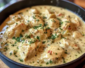 Creamy garlic chicken meals