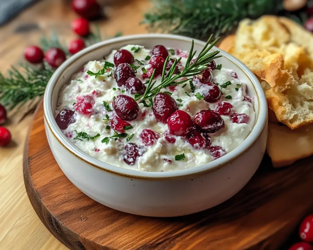 Cranberry and Cream Cheese Dip Recipe – Easy Festive Appetizer