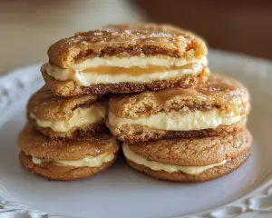 Salted Caramel Cheesecake Cookies Recipe – Easy, Gooey & Creamy Layers