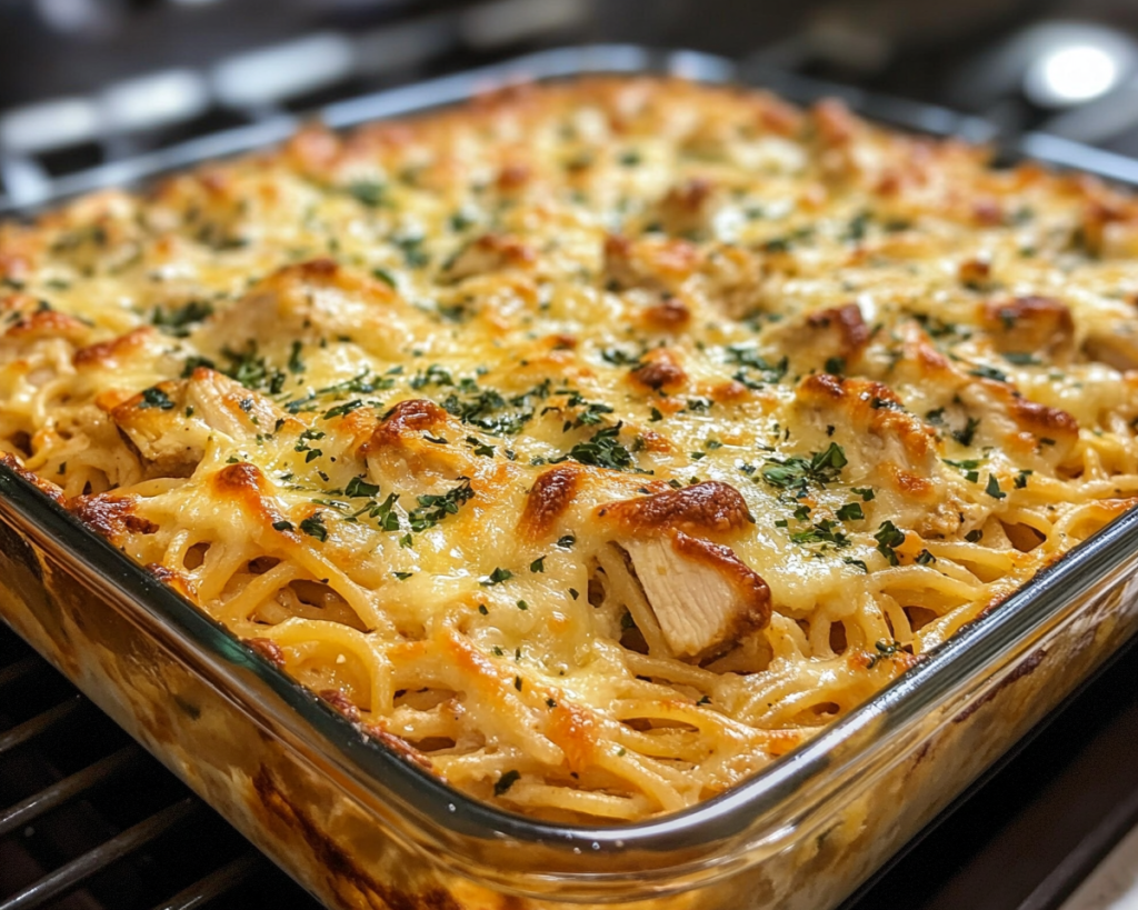 Chicken Spaghetti Bake Recipe: Easy Cheesy Comfort Food for Families