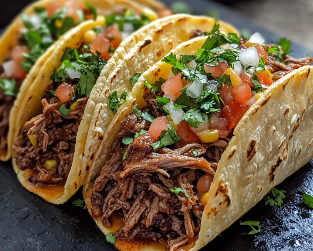 Juicy Mexican Shredded Beef Tacos – Best Crockpot Recipe