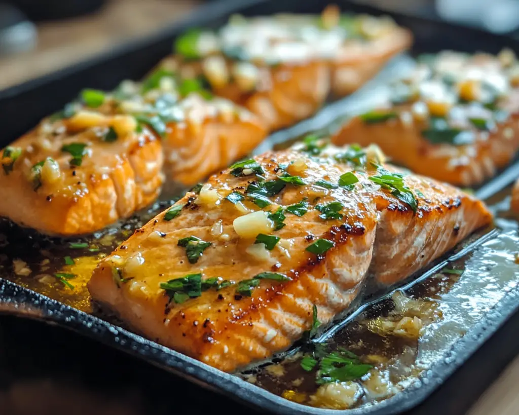 🥥 One-Pan Garlic Butter Coconut Salmon (Easy Healthy Dinner)