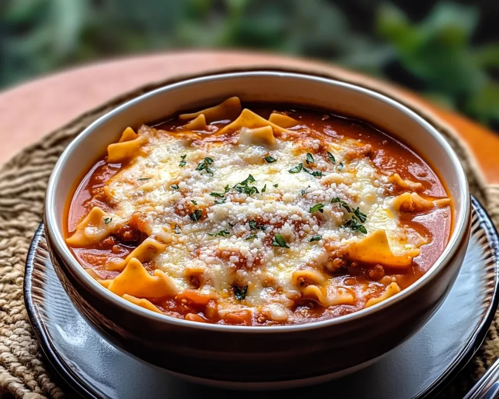 Easy Low Sodium Lasagna Soup