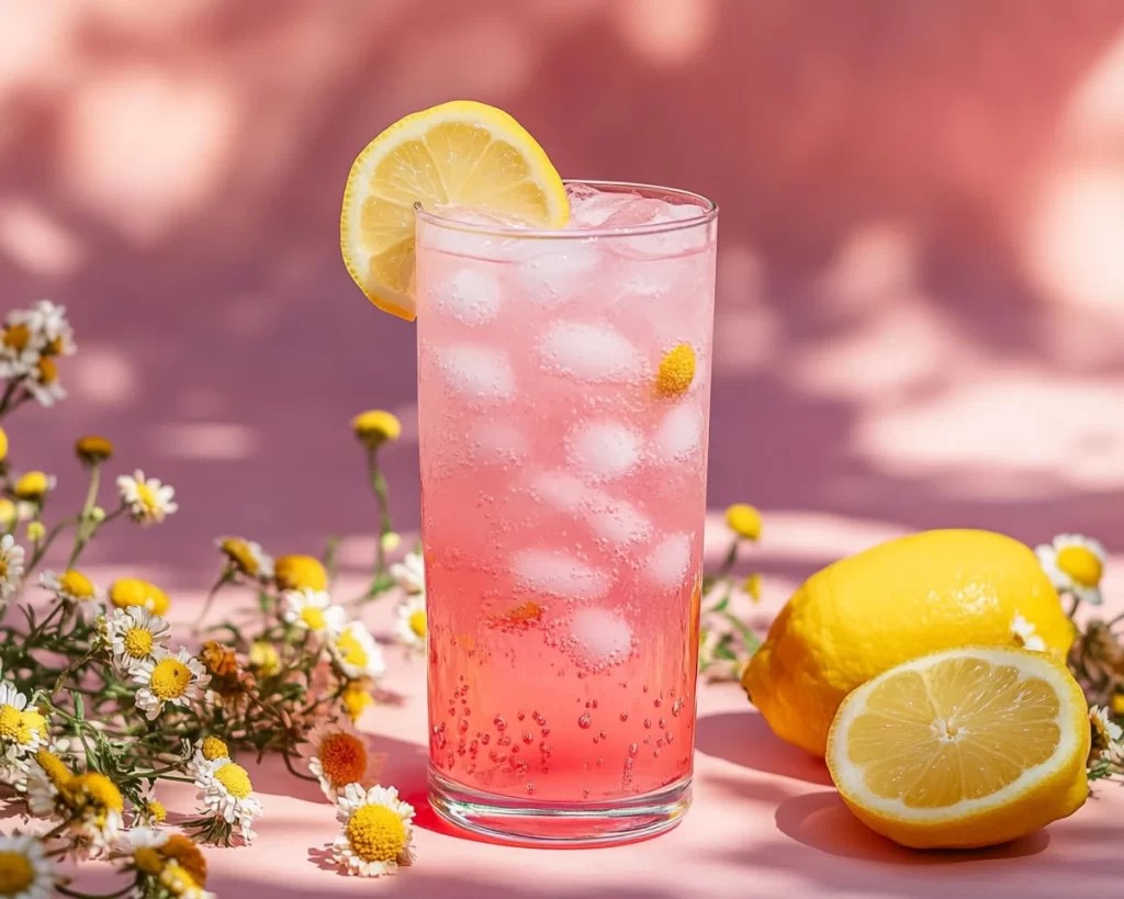 Spring Drinks: Iced Pink Lemon Drink