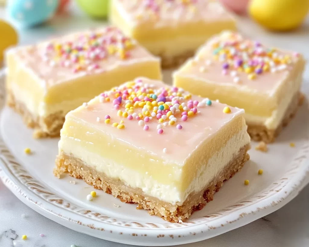 Easter Lemon Cheesecake Bars