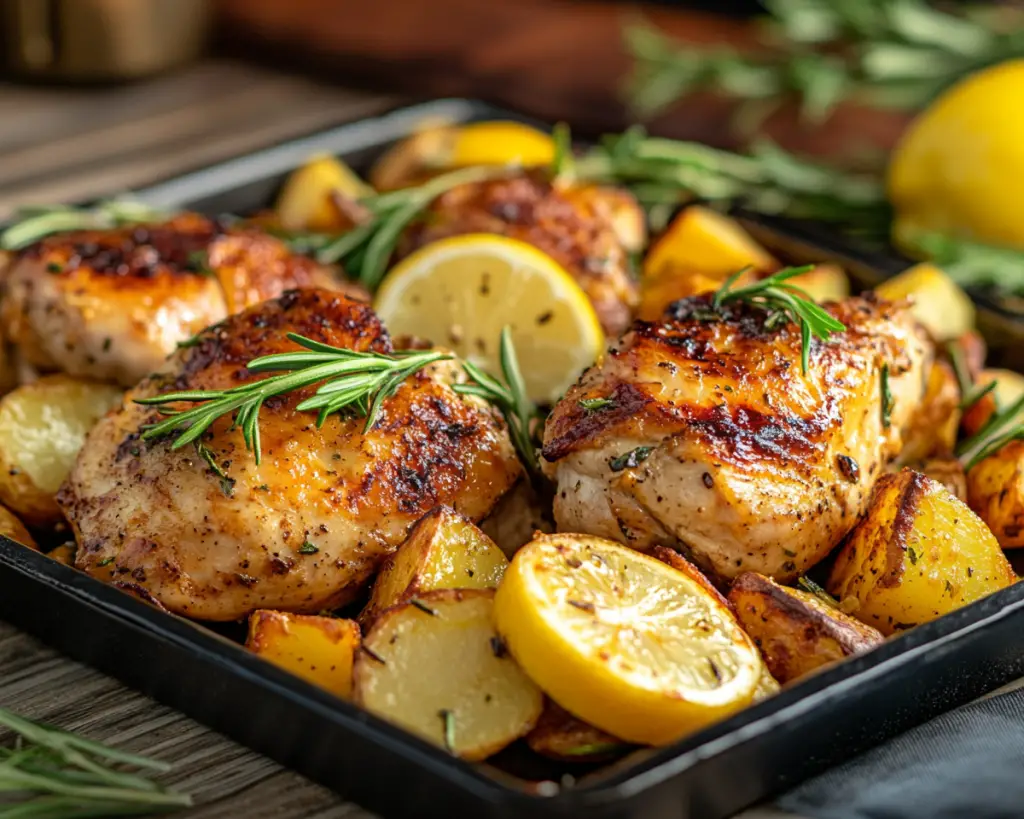Greek Chicken with Lemon Potatoes