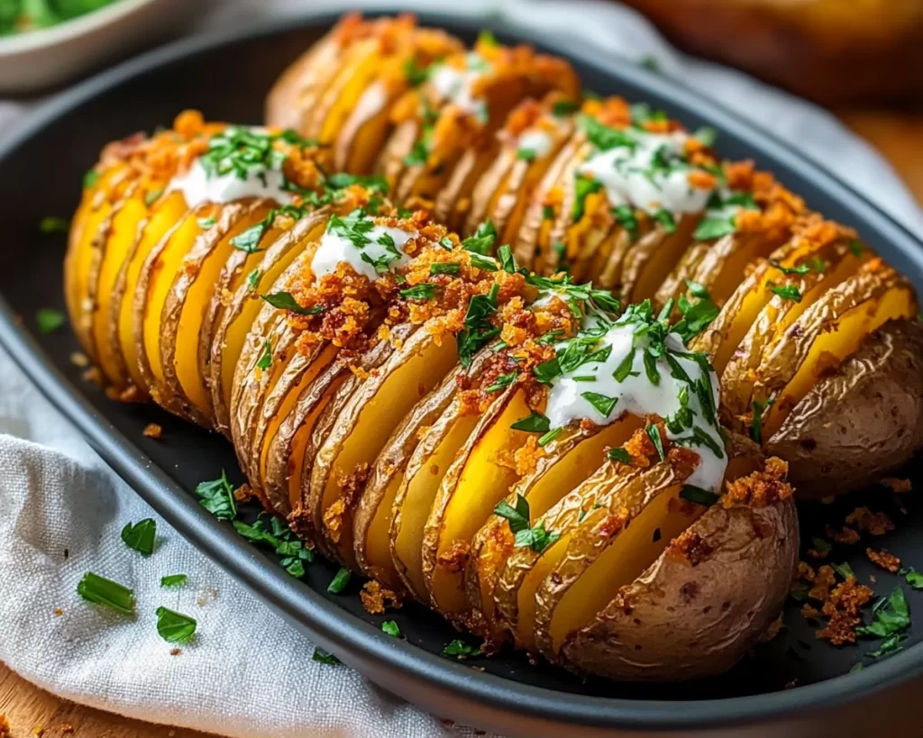These Crispy Hasselback Potatoes Are Pure Perfection!