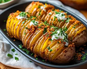 These Crispy Hasselback Potatoes Are Pure Perfection!