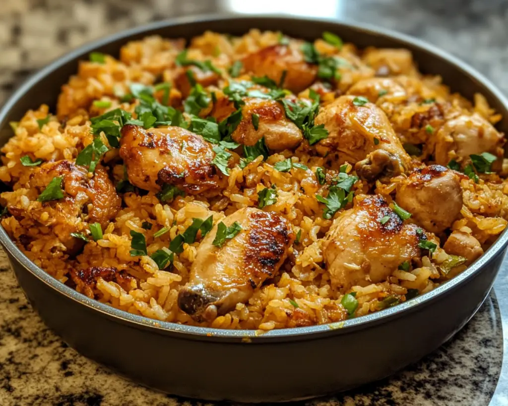 Flavorful One-Pot Chicken & Rice Recipe