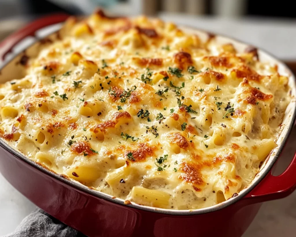 The Most Addictive Alfredo Casserole You'Ll Make!