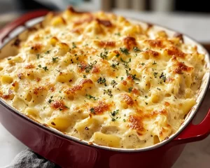 The Most Addictive Alfredo Casserole You'Ll Make!