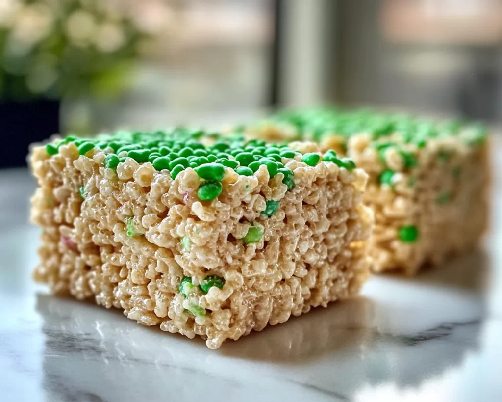St Patrick’s Day Irish Cream Rice Krispie Treats