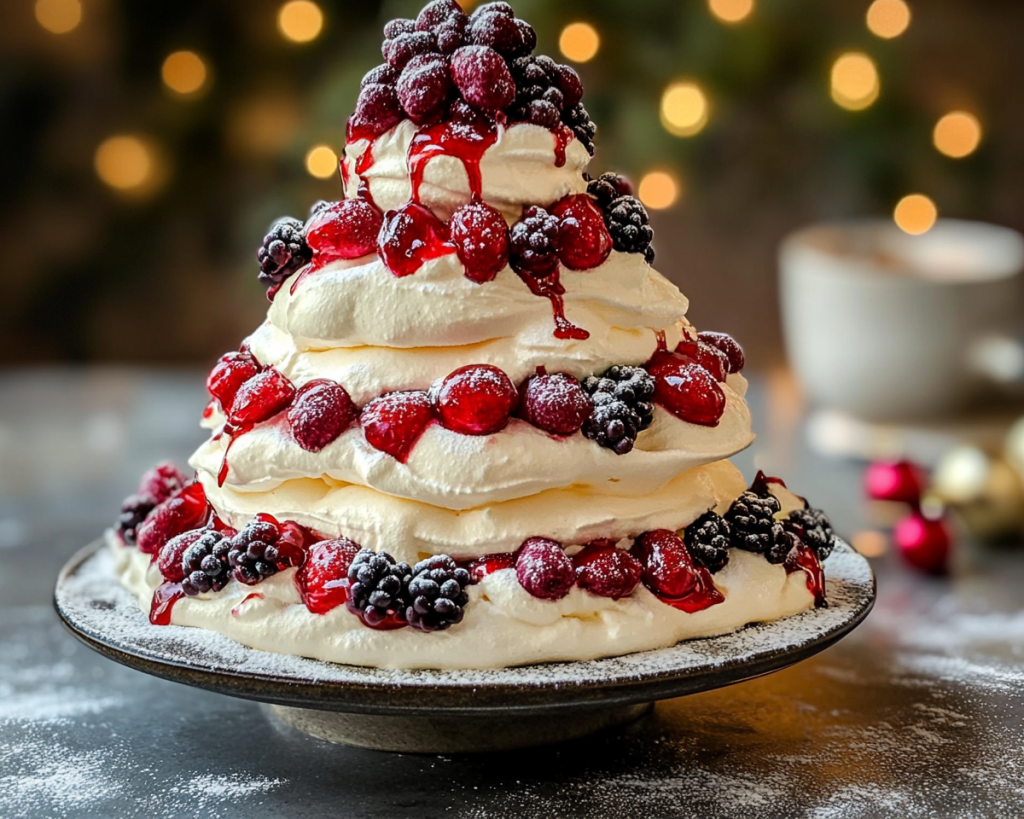 Can You Make This Stunning Pavlova Christmas Tree Recipe
